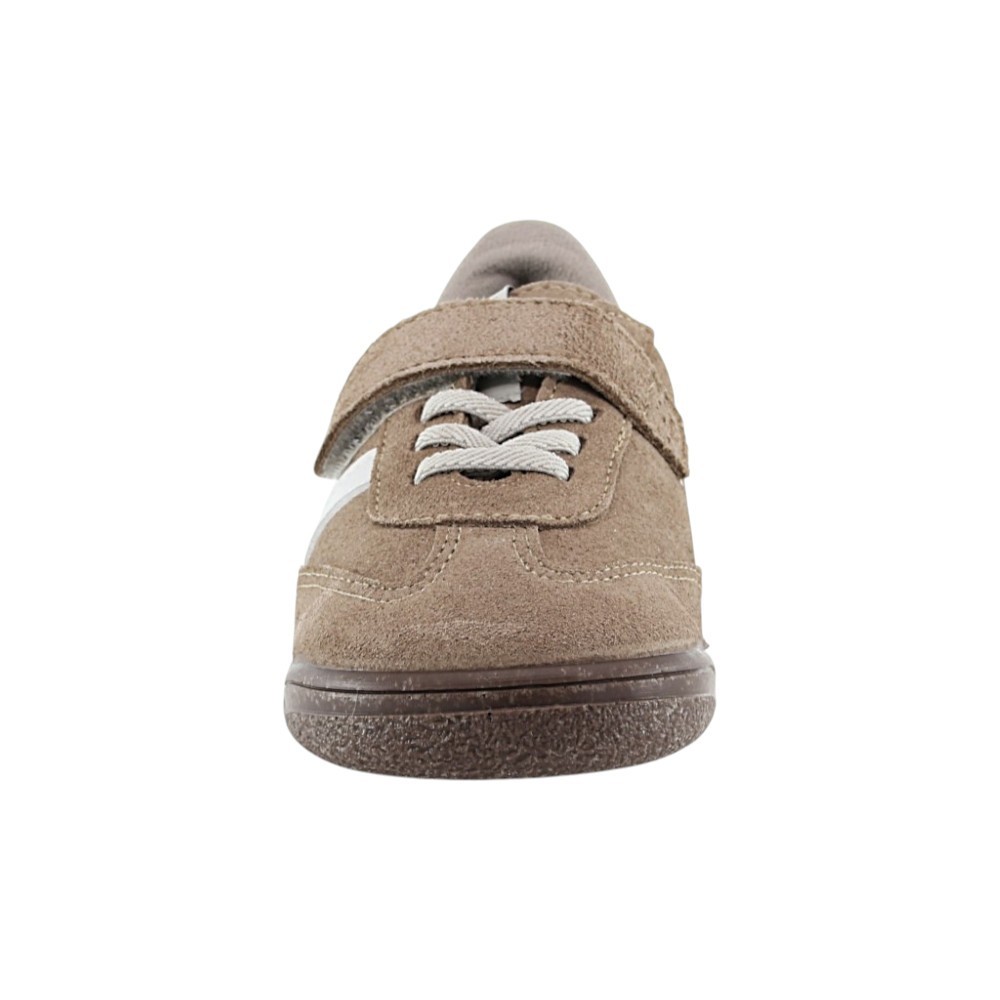Zapatos barefoot ZapyFlex Dpto Velcro y elástico marrón