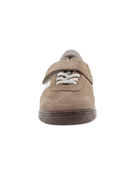 Zapatos barefoot ZapyFlex Dpto Velcro y elástico marrón