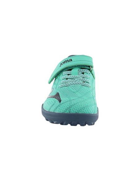 Zapatillas barefoot futbol hierba multitaco Joma Evolution Turquesa