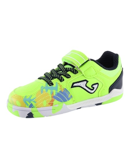 Zapatillas de futbol sala barefoot Joma Top Flex Verde Flúor