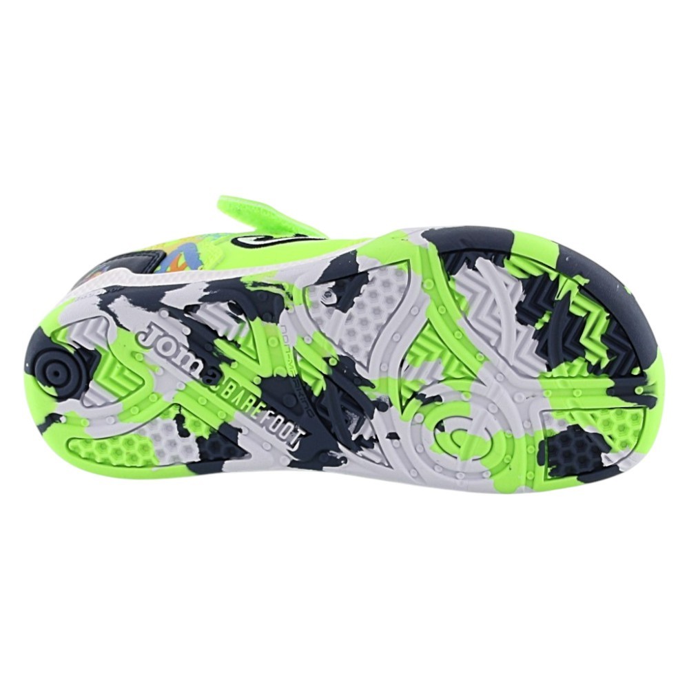 Zapatillas de futbol sala barefoot Joma Top Flex Verde Flúor