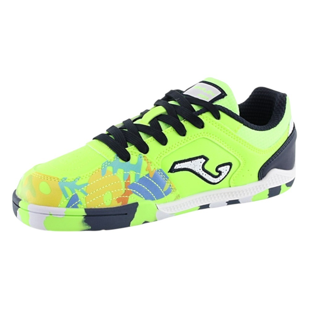Zapatillas de futbol sala barefoot Joma Top Flex Verde Flúor c