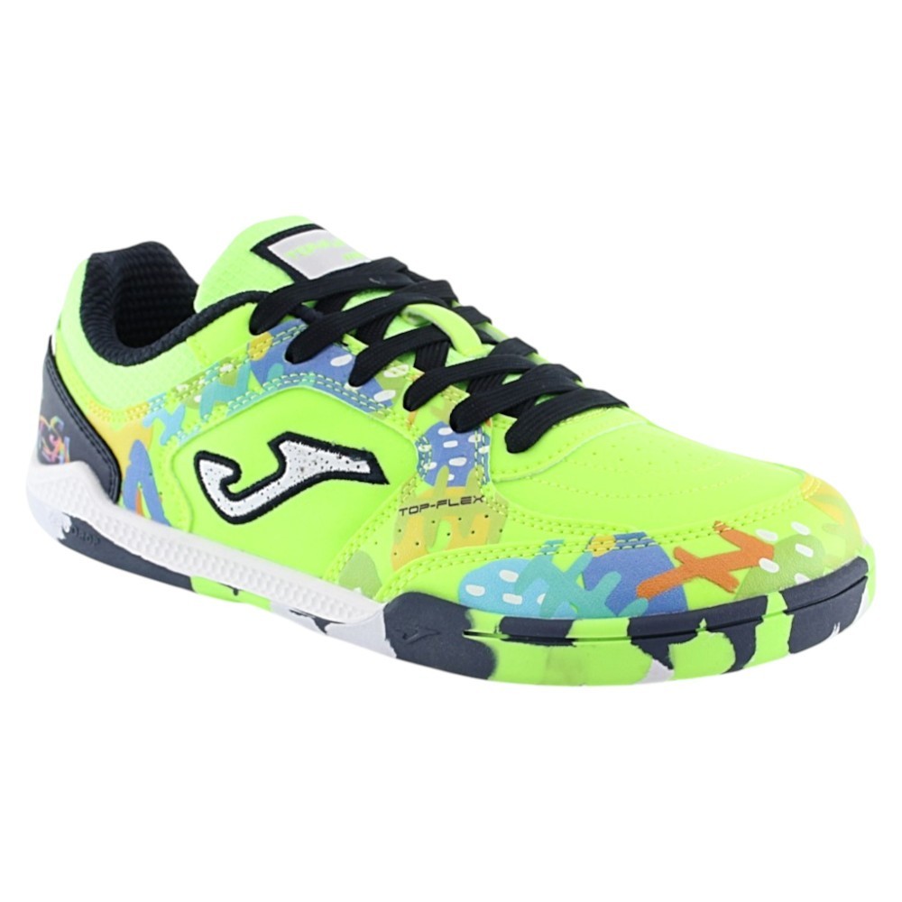 Zapatillas de futbol sala barefoot Joma Top Flex Verde Flúor c