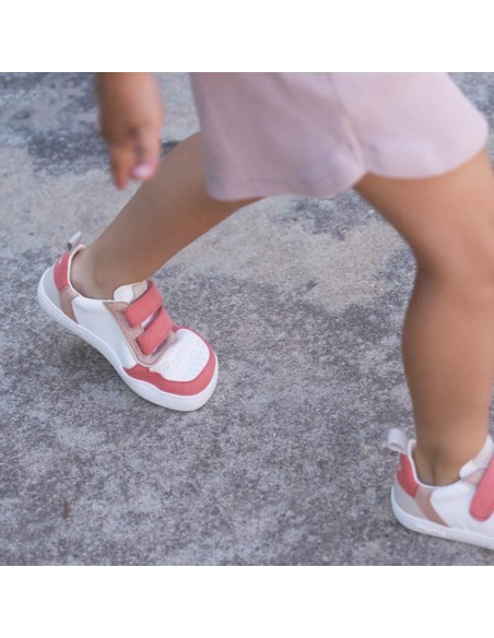Zapatos barefoot veganos Muris Petra Coral Rosa