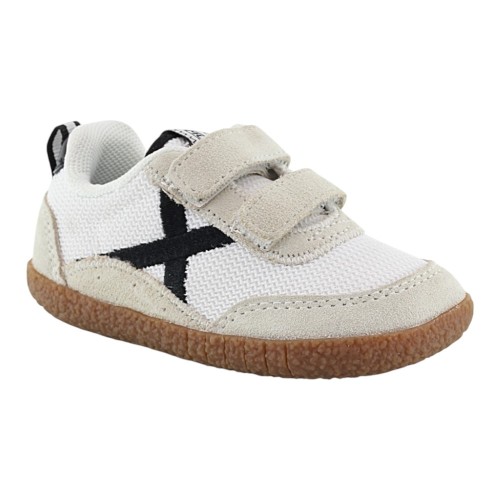 Zapatillas barefoot Munich Baby Koda Blanco-Negro