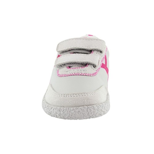 Zapatillas barefoot Munich Baby Koda Blanco-Fucsia 2