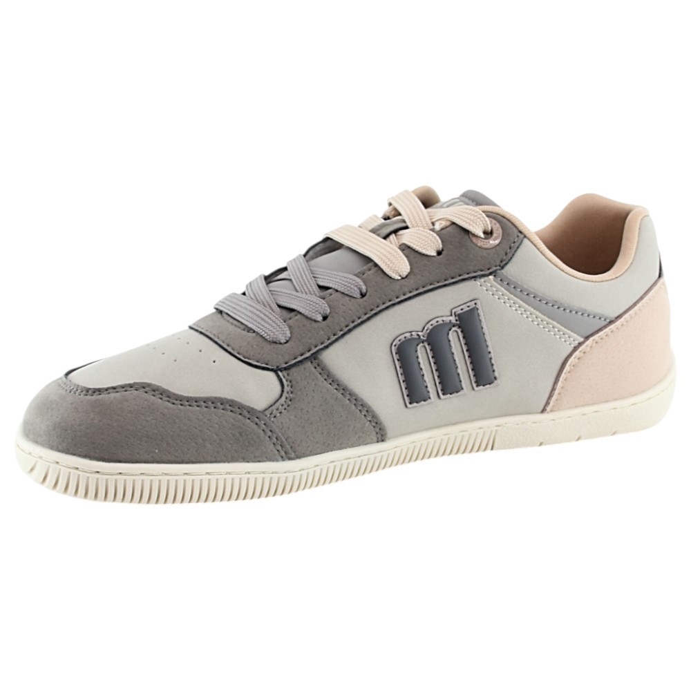 Zapatillas Barefoot Mustang Free Aria Gris-Rosa