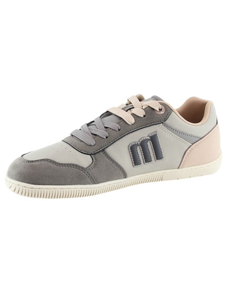 Zapatillas Barefoot Mustang Free Aria Gris-Rosa