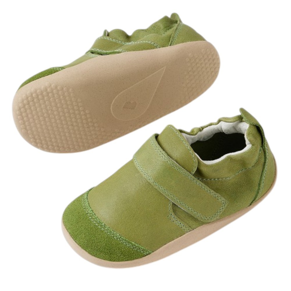 Zapatos primeros pasos Bobux Marvel Verde césped