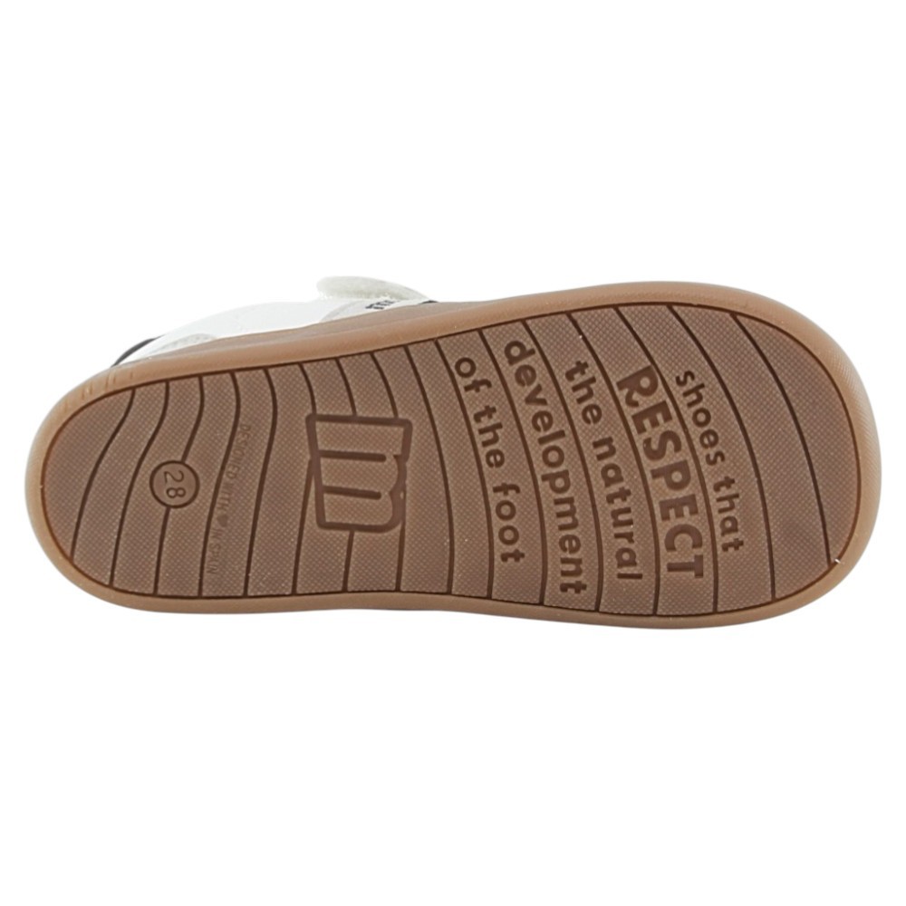 Zapatillas barefoot Mustang Free Blanco-Negro