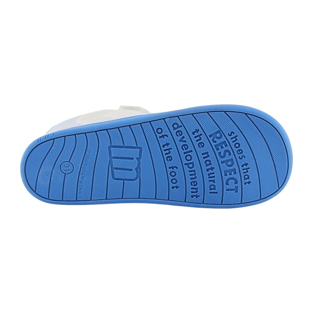 Zapatillas multideporte barefoot Mustang Free 49320 Blanco-Jeans