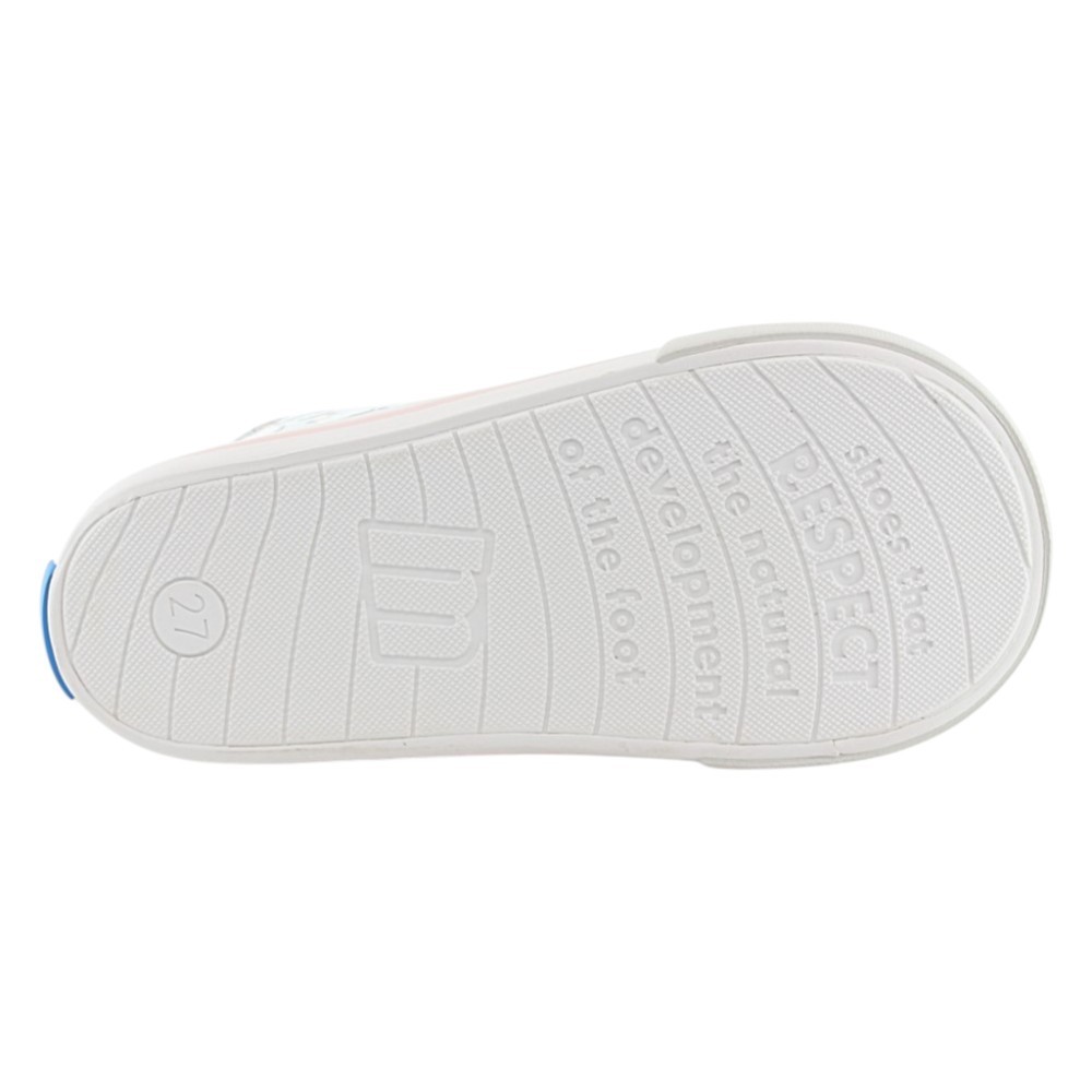 Zapatillas con luces barefoot Mustang Free Unicornio Plata