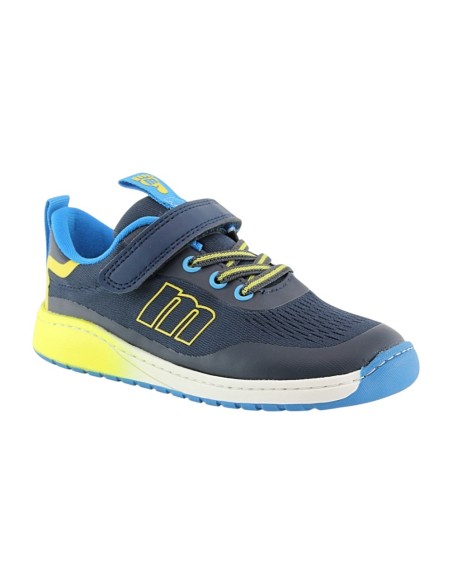 Zapatillas barefoot Mustang Free Azul-Amarillo