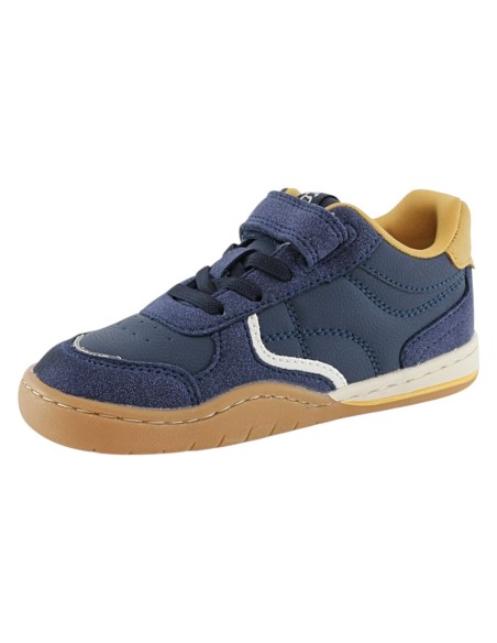 Zapatillas Mustang barfefoot Orbit2 Marino-Mostaza