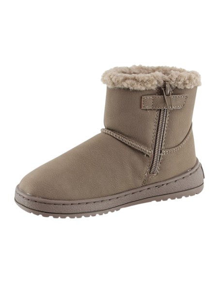 Botines barefoot forrados Mustang R Alaska Taupe
