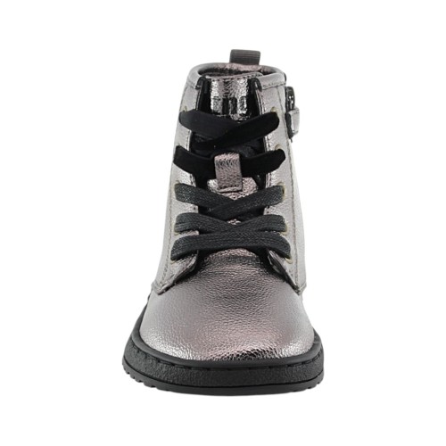 Botines barefoot Mustang Alaska Cordones Plata 2