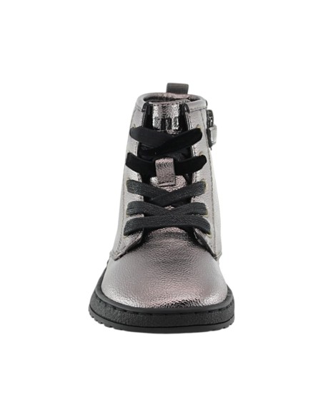 Botines barefoot Mustang Alaska Cordones Plata