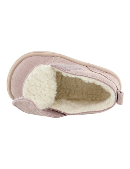 Botines barefoot forro caliente Blanditos Ottawa Rosa