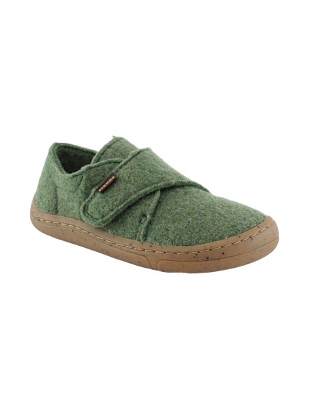 Zapatillas de casa barefoot Froddo Wooly Verde