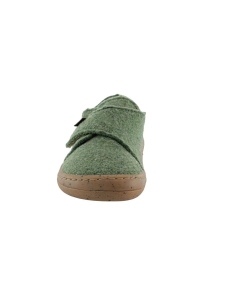 Zapatillas de casa barefoot Froddo Wooly Verde