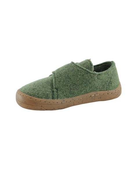 Zapatillas de casa barefoot Froddo Wooly Verde