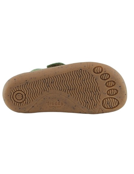 Zapatillas de casa barefoot Froddo Wooly Verde