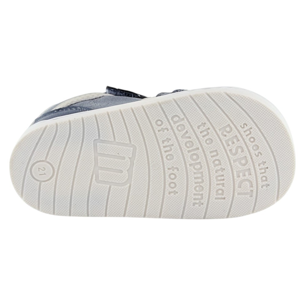 Zapatillas barefoot Mustang Free Respect Azul-Gris