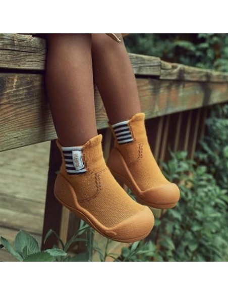 Calcetines Attipas Rain Boots Amarillo.