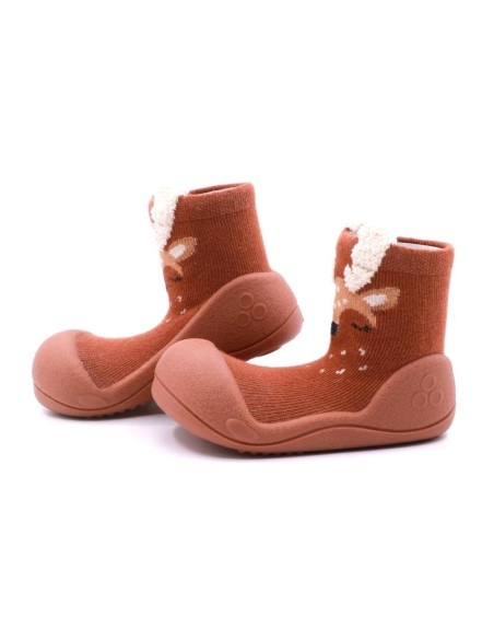 Caletines Attipas Zootopia Deer Marrón.