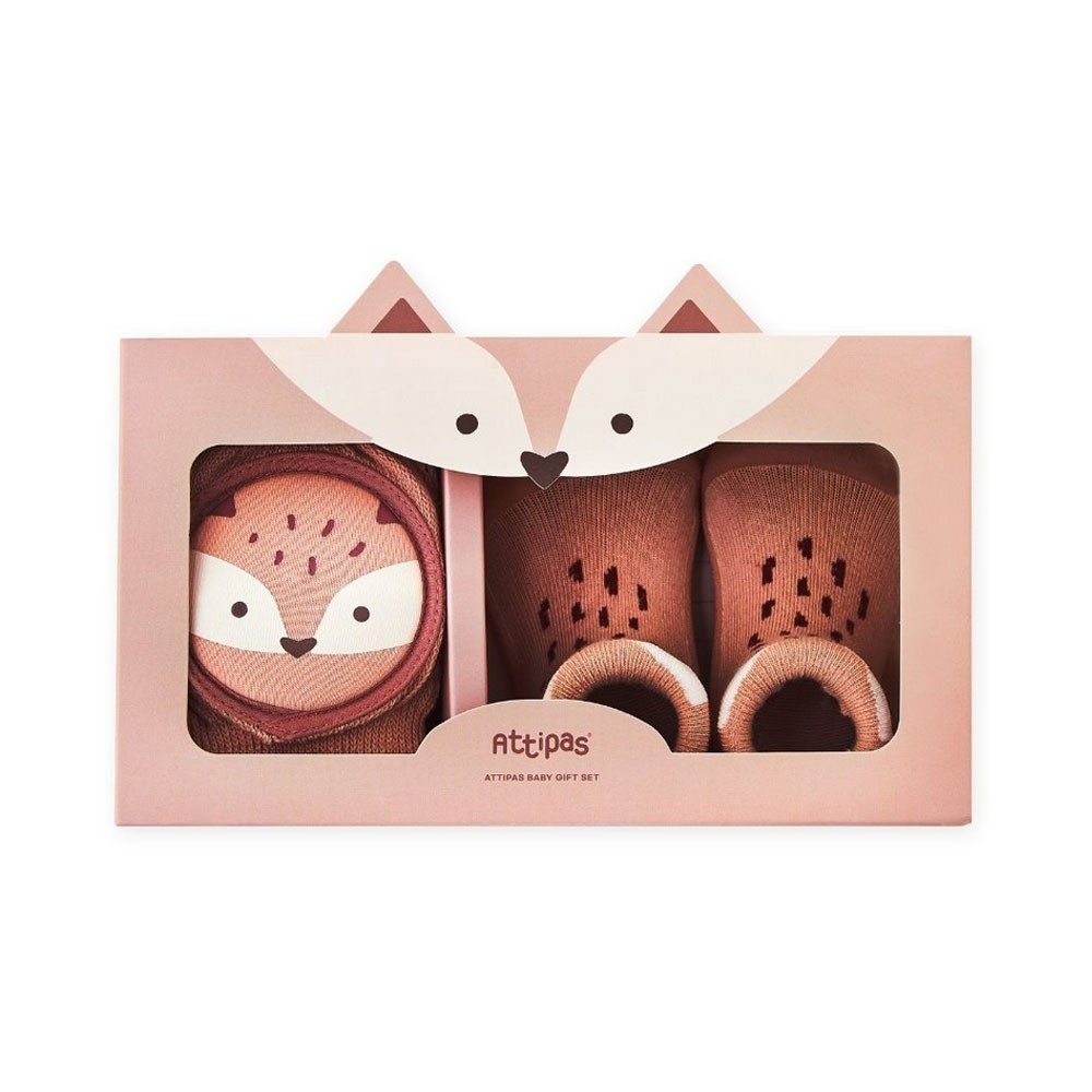 Set regalo Rodilleras+Attipas Fox Rosa