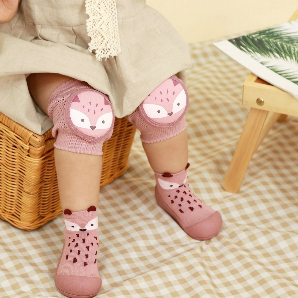 Set regalo Rodilleras+Attipas Fox Rosa