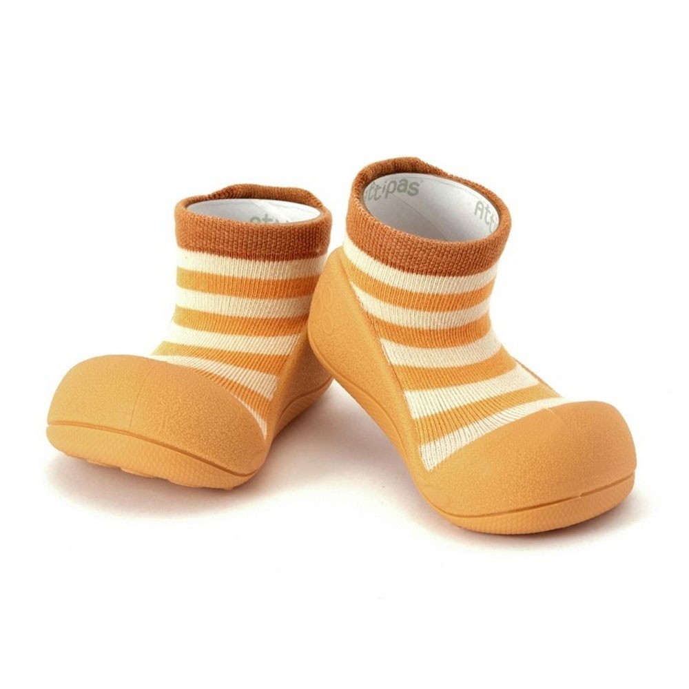 Zapatos Attipas Bambú Stripe Mostaza