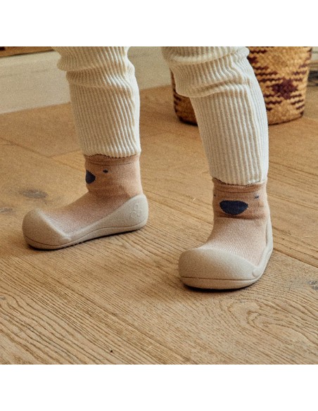 Zapatos resptuosos Attipas Animal Beige