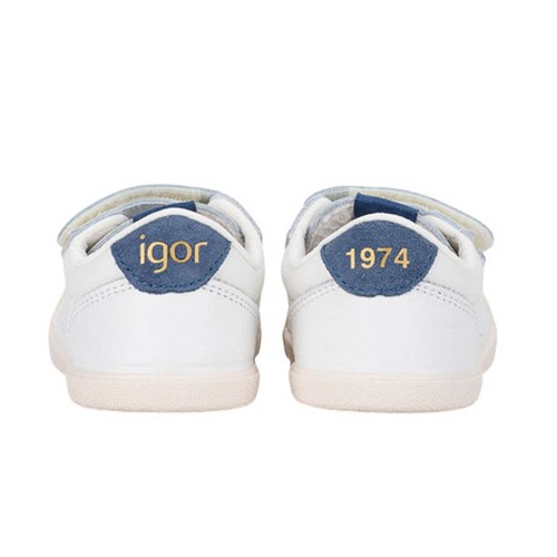 Zapatillas barefoot Igor Tennis Blanco-Jeans 2