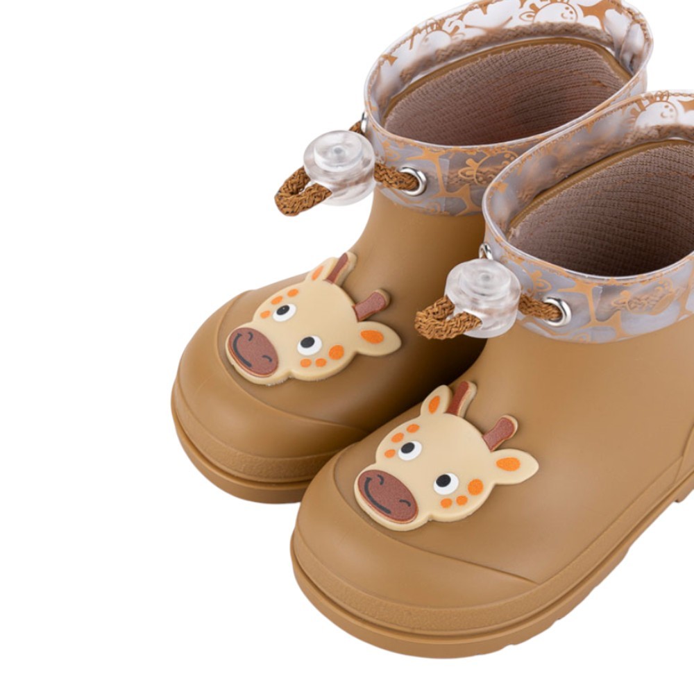 Botas de agua barefoot Mendi Jirafa Mostaza