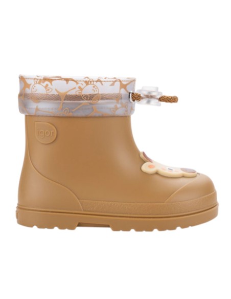 Botas de agua barefoot Mendi Jirafa Mostaza