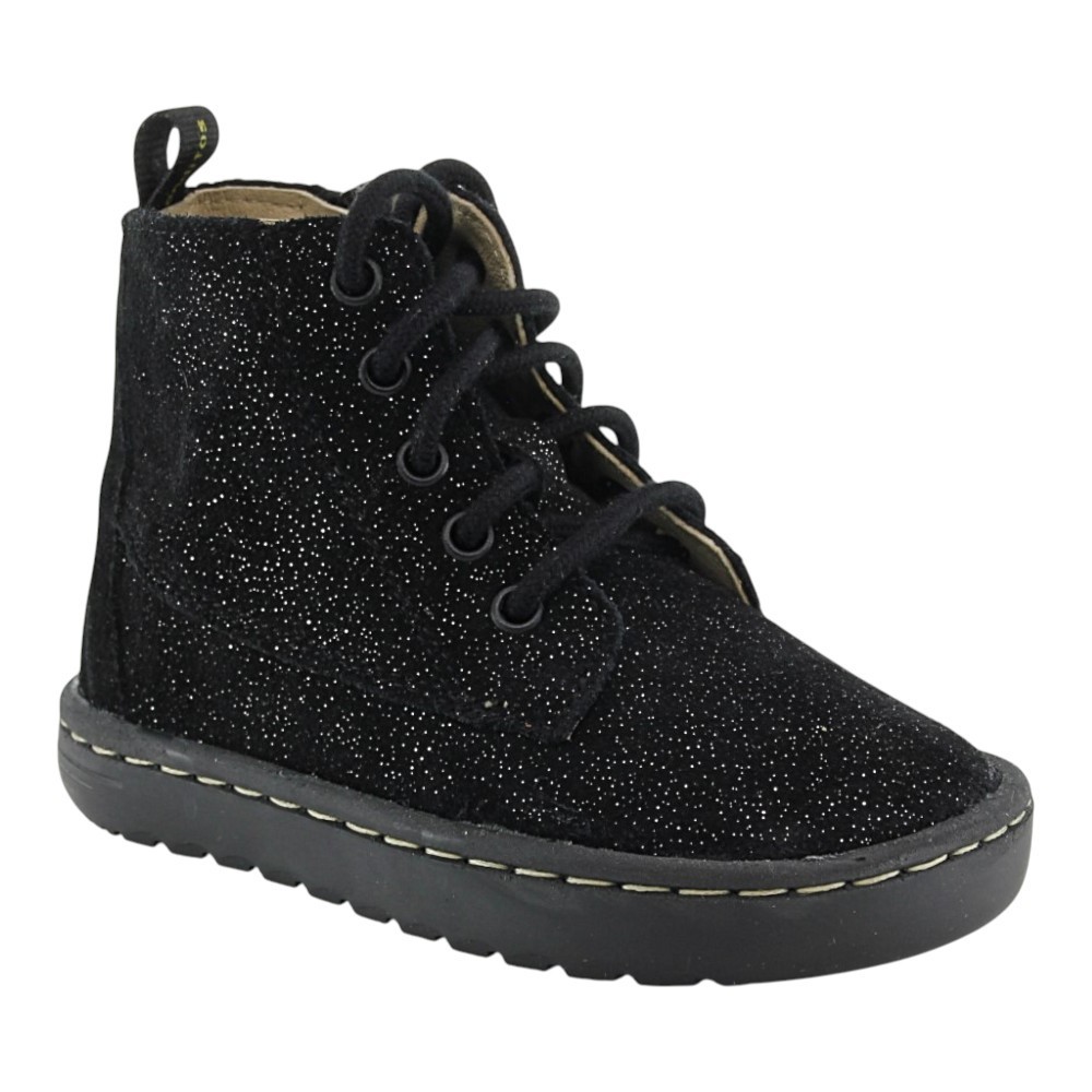 Botas barefoot Blanditos Doha Negro brilli-brilli