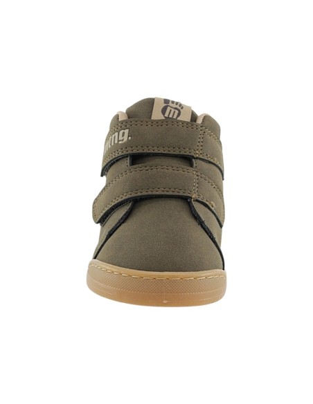 Botines barefoot Mustang Respect Kaki Dibujos
