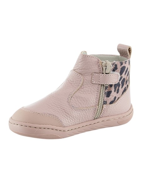 Bota respetuosa Andanines Nude Leopardo