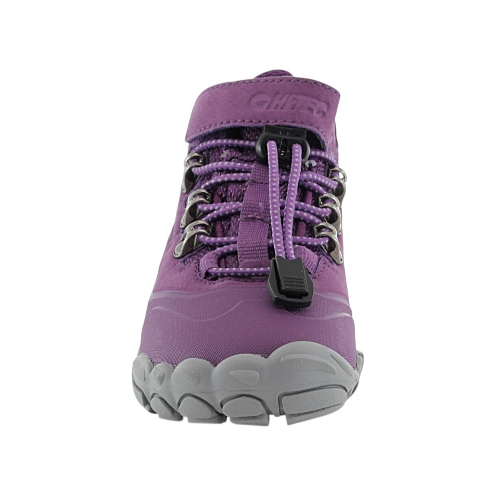 Botines barefoot impermeables Hi-Tec Figaro Lux Mid Lila