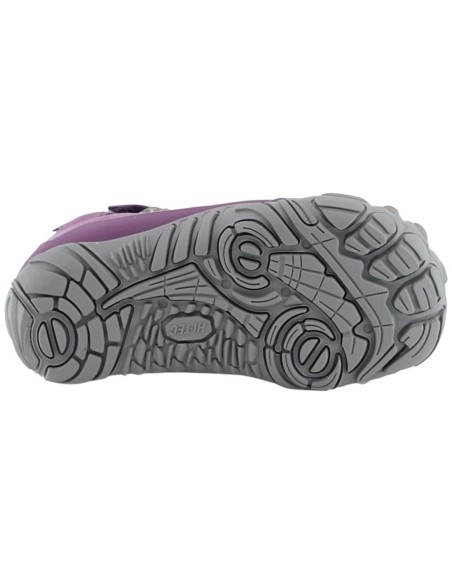 Botines barefoot impermeables Hi-Tec Figaro Lux Mid Lila