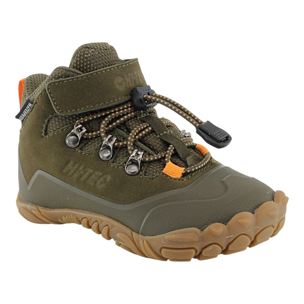Botines Hi-Tec barefoot impermeables Figaro Lux Mid Verde
