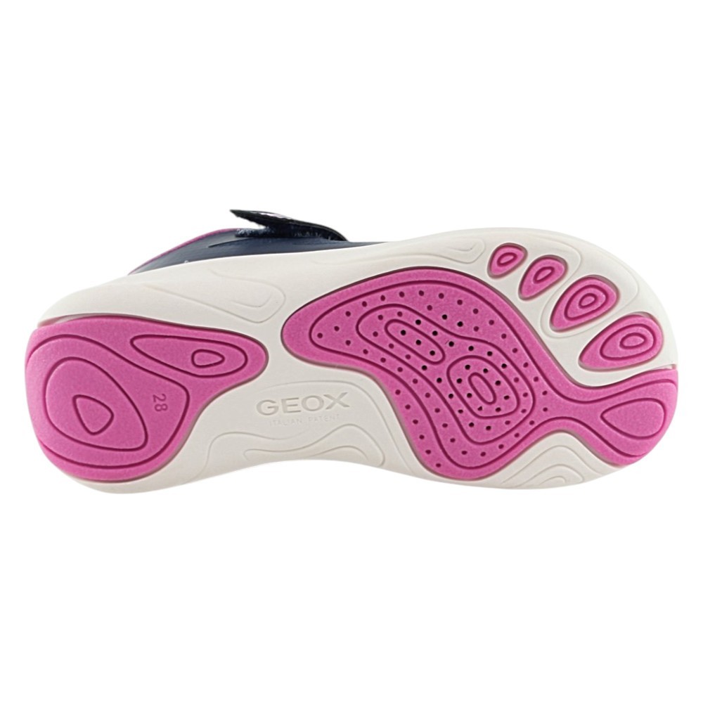 Zapatillas Geox Barefoot Foot-Run Azul-Fucsia