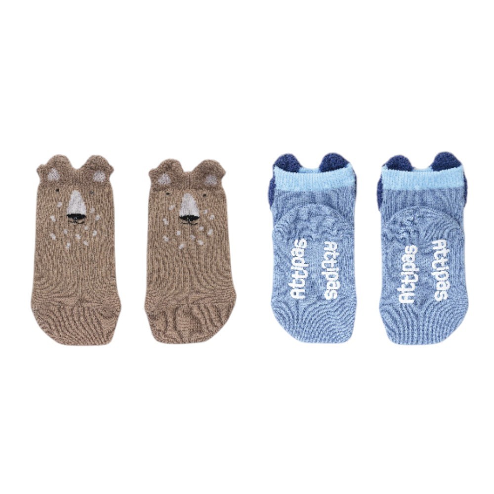 Pack 2 calcetines antideslizantes Attipas Bear-Elephant