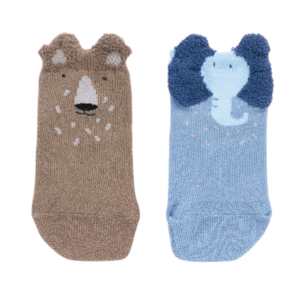 Pack 2 calcetines antideslizantes Attipas Bear-Elephant