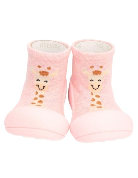 Zapatos primeros pasos Attipas Giraffe Pink