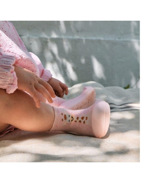 Zapatos primeros pasos Attipas Giraffe Pink