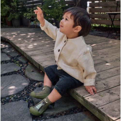 Zapatos primeros pasos Attipas Dragon Khaki 2