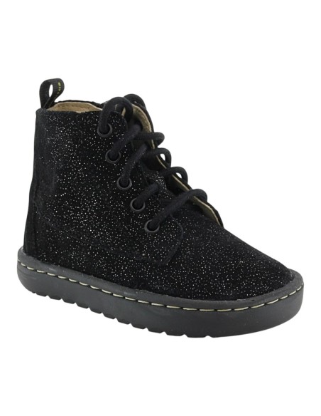 Botas barefoot Blanditos Doha Negro brilli-brilli