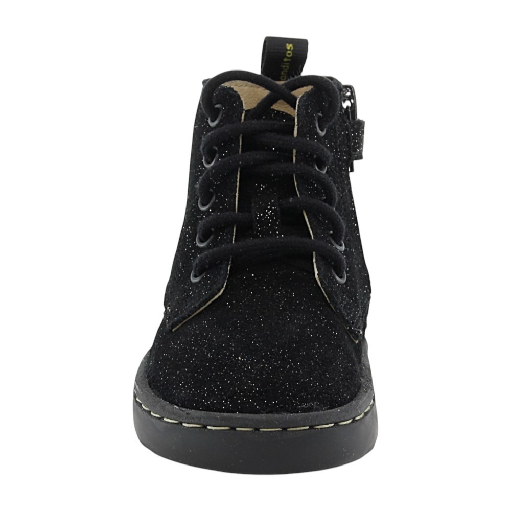 Botas barefoot Blanditos Doha Negro brilli-brilli